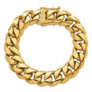 Solid Curb Chain Bracelet