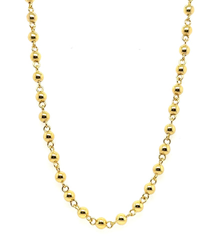 Linked Ball Chain Necklace