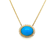 Load image into Gallery viewer, Turquoise Medallion Necklace