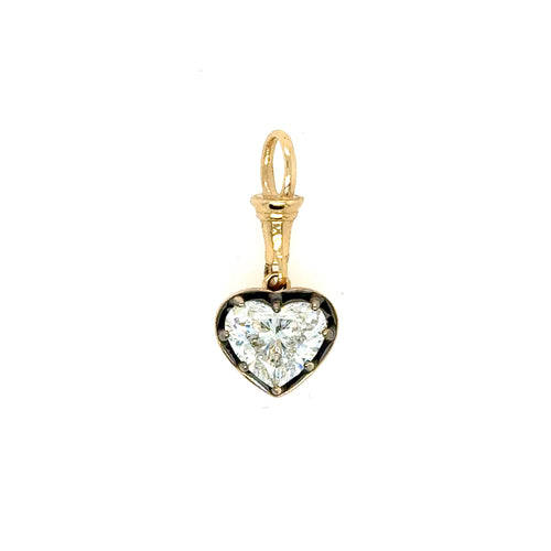 Diamond Heart Charm