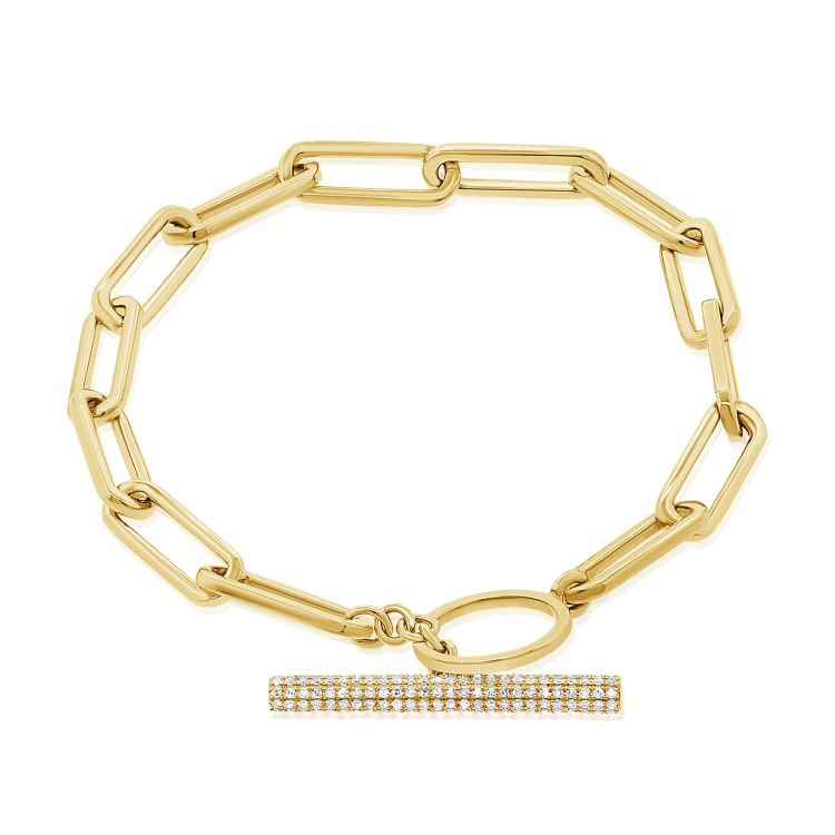 Modern Toggle Link Bracelet