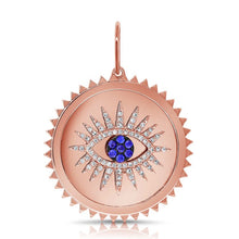 Load image into Gallery viewer, Evil Eye and Hamsa Pendant