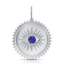 Load image into Gallery viewer, Evil Eye and Hamsa Pendant