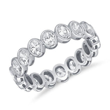 Load image into Gallery viewer, Bezel &amp; Channel Set Eternity Ring