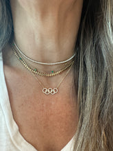Load image into Gallery viewer, Olympic Rings Diamond Necklace 