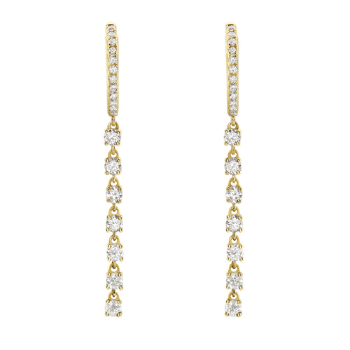 Diamond Drop Earrings