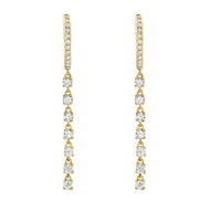 Diamond Drop Earrings