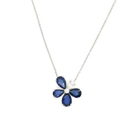 Sapphire Butterfly Necklace