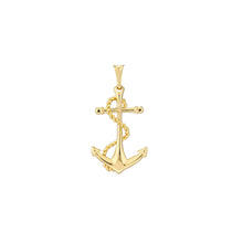 Load image into Gallery viewer, Men&#39;s Anchor Pendant with Rope Design