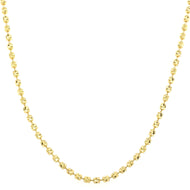 Yellow Gold Ball Necklace