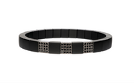 Robert Demeglio Men's Ceramic Black Diamond Bracelet