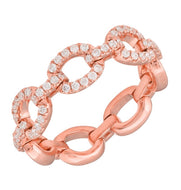 Rounded Chain Link Ring