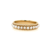 Pearl & Rope Ring