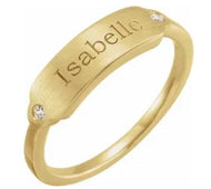 Engravable ID Ring