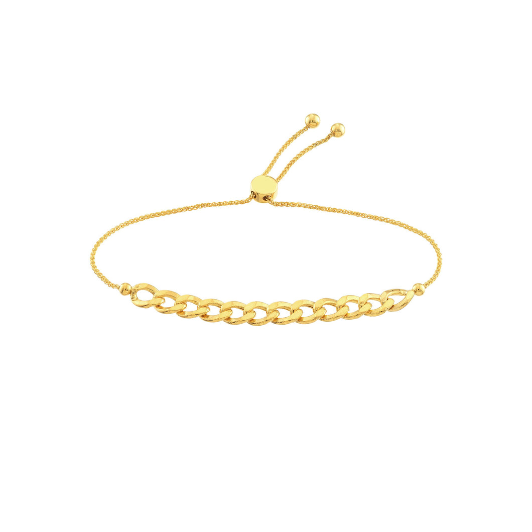 Curb Link Bolero Gold Bracelet